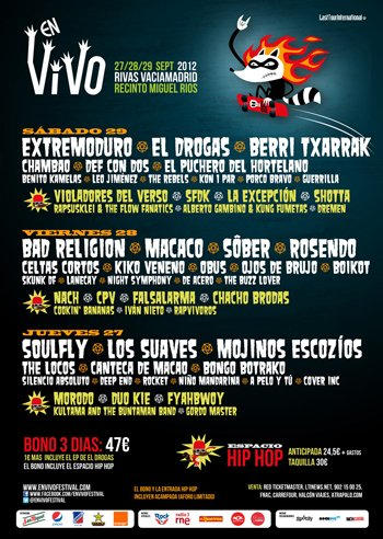 En Vivo Festival 2012 - Rivasvaciamadrid (29/09/2012)