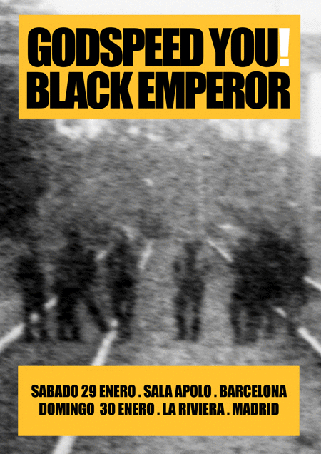 Godspeed You Black Emperor Madrid flyer 2011