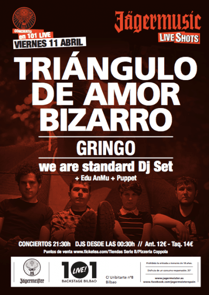 Triángulo de Amor Bizarro - Bilbao (11/04/2014)