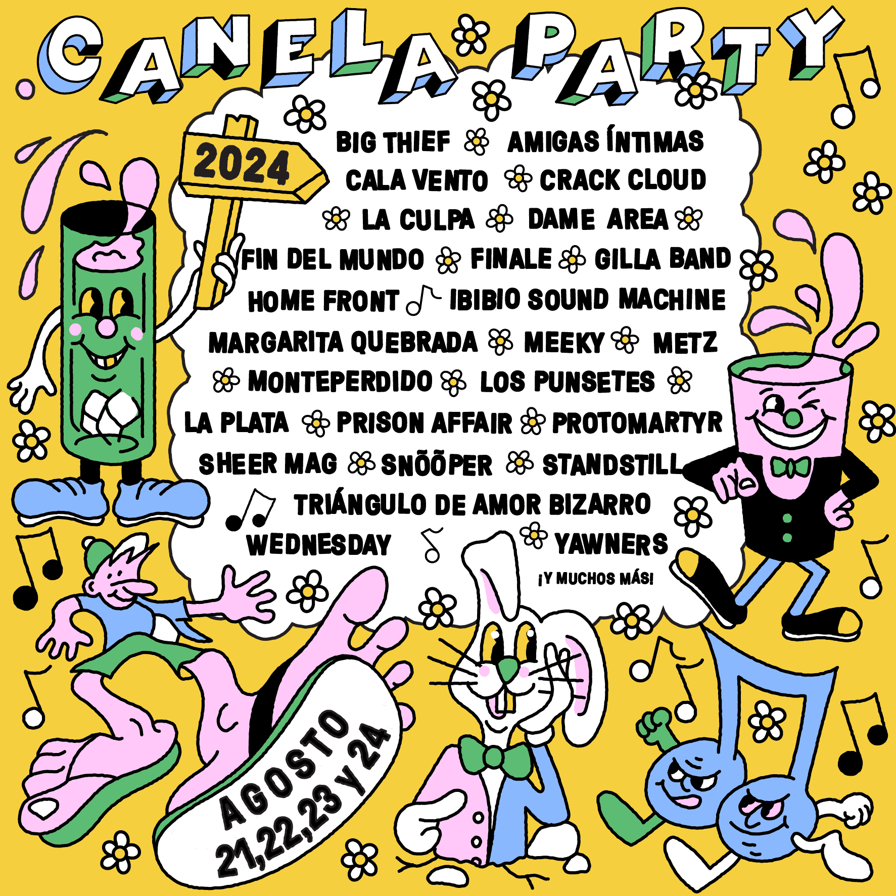 - Festivales 2024: Carteles y confirmados canela party cartel 2024