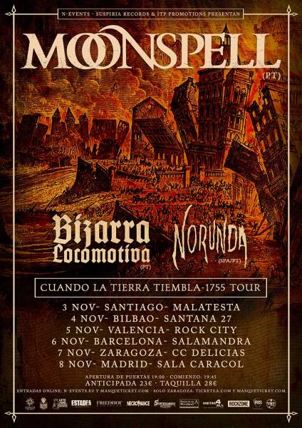 Moonspell - Bilbao (04/11/2017)