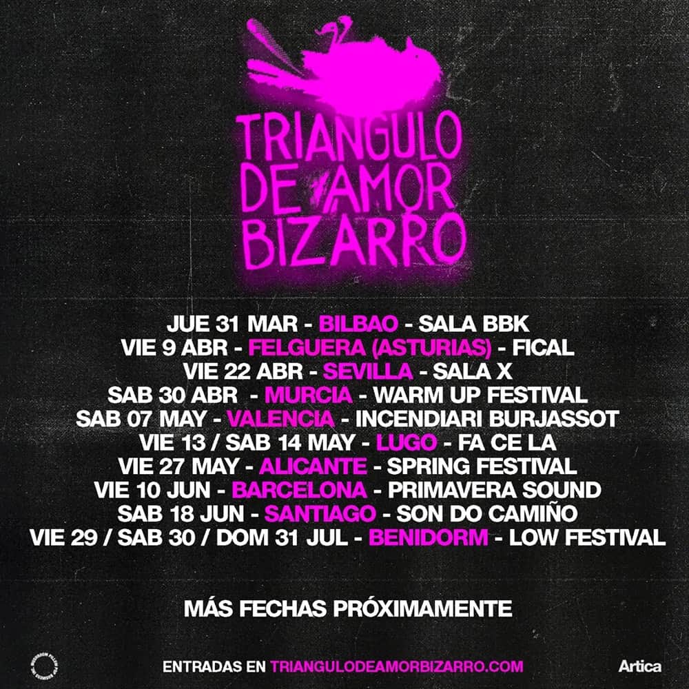Triángulo de Amor Bizarro – Bilbao (31/03/2022)